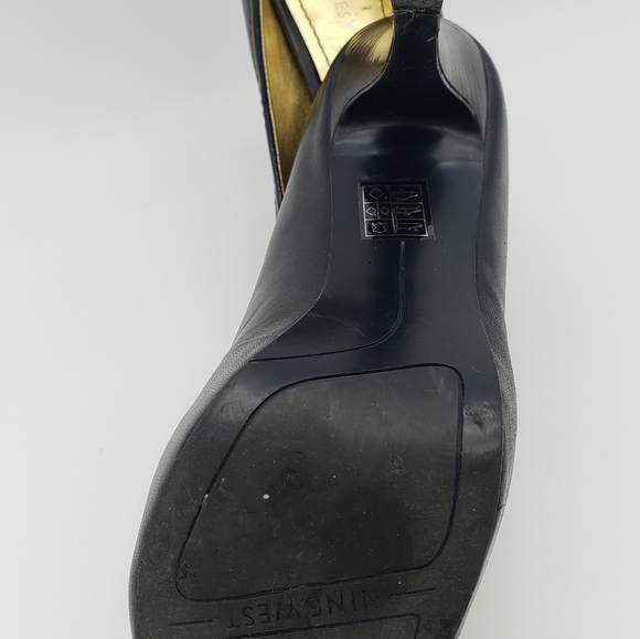 Nine West Square Toe Heels sz 8M - Picture 6 of 14
